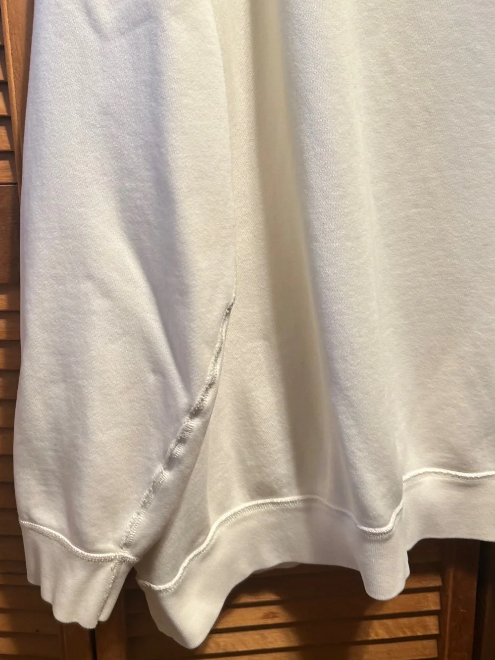 Polo Ralph Lauren Cream Crewneck Sweatshirt with Faded Anchor Graphic